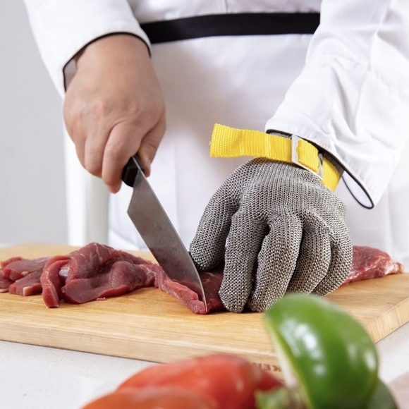 Dowellife Cut Resistant Chefs Gloves 316L Stainless Steel Wire Size XL - Picture 5 of 5